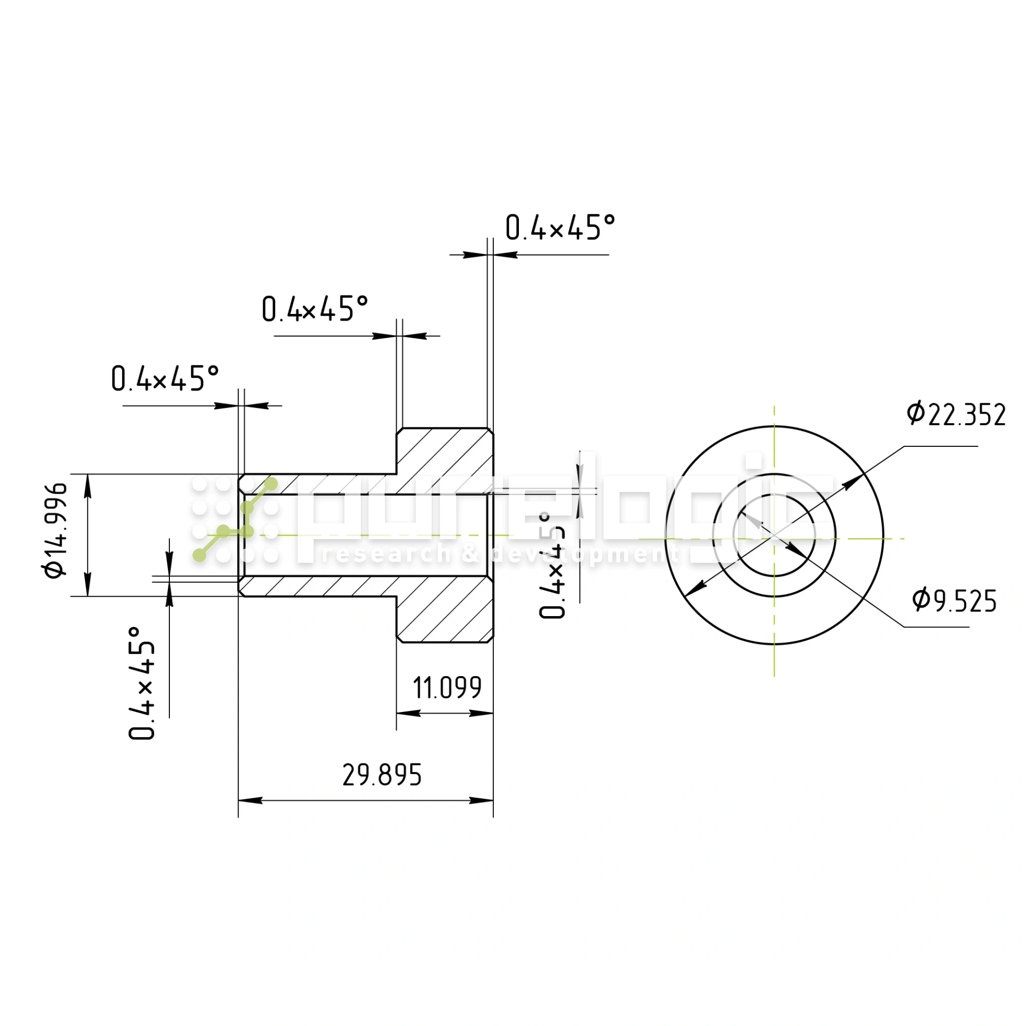 Втулка PLB4 1 585 Втулка PLB4 фото