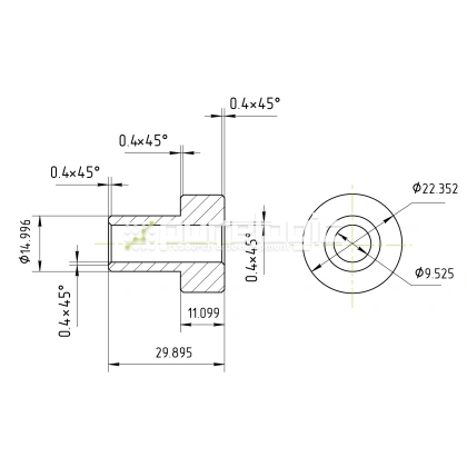 Втулка PLB4 1 585 Втулка PLB4 фото