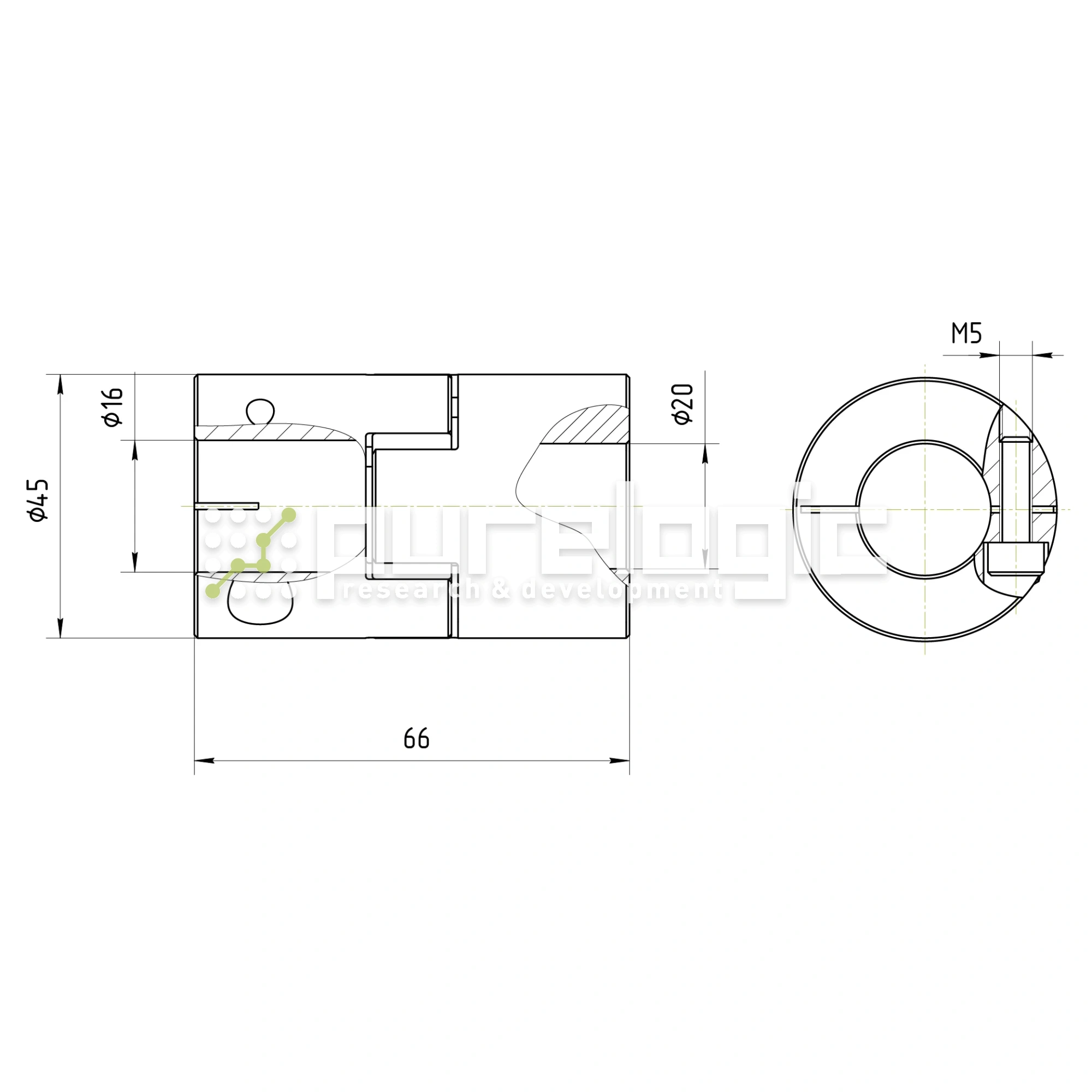 Муфта соединительная BF1-4566-16-20 3 034 Муфта соединительная BF1-4566-16-20 фото