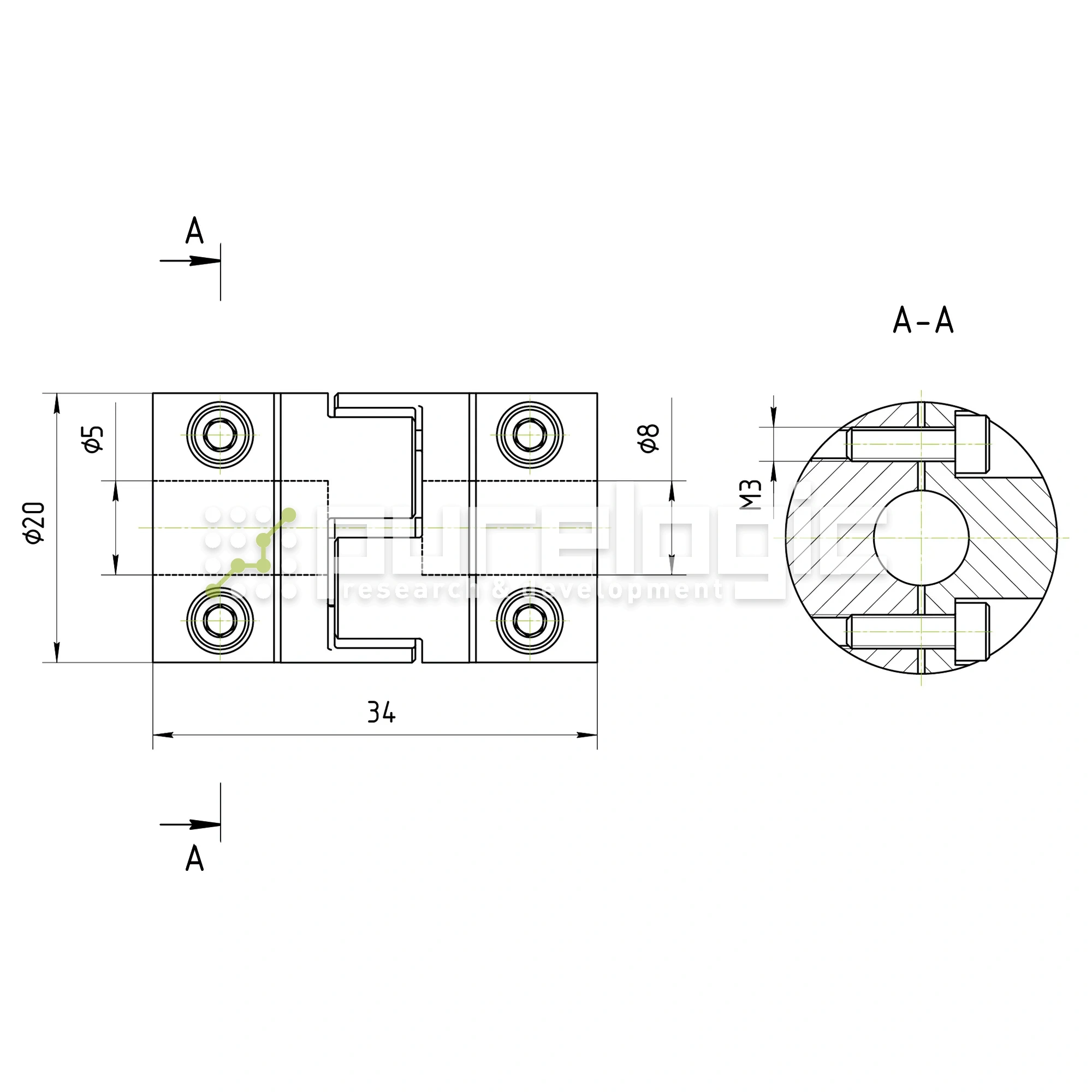 Муфта соединительная BF3-2034-5-8 1 233 Муфта соединительная BF3-2034-5-8 фото