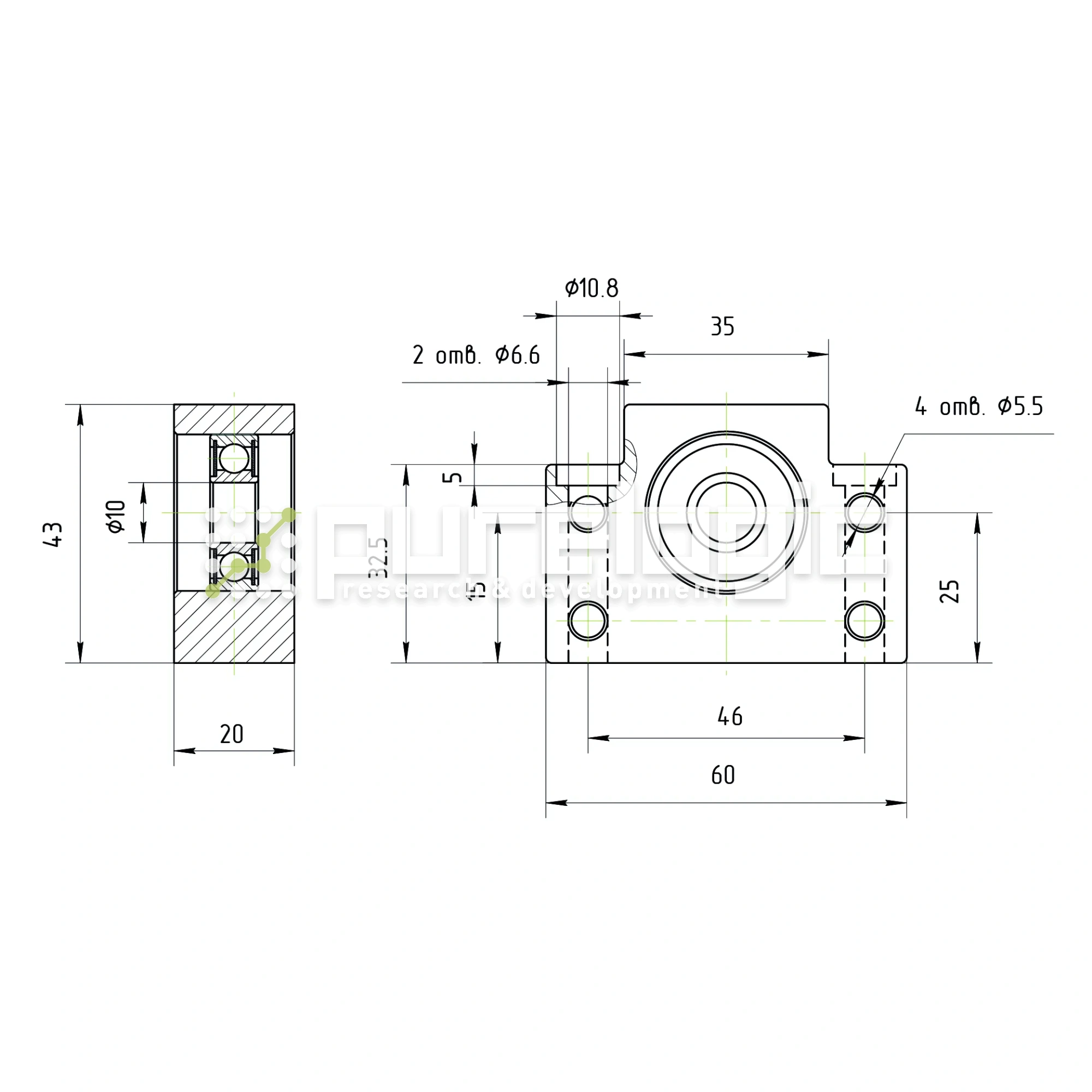 Опора ШВП подшипниковая BF12 901 Опора ШВП подшипниковая BF12 фото