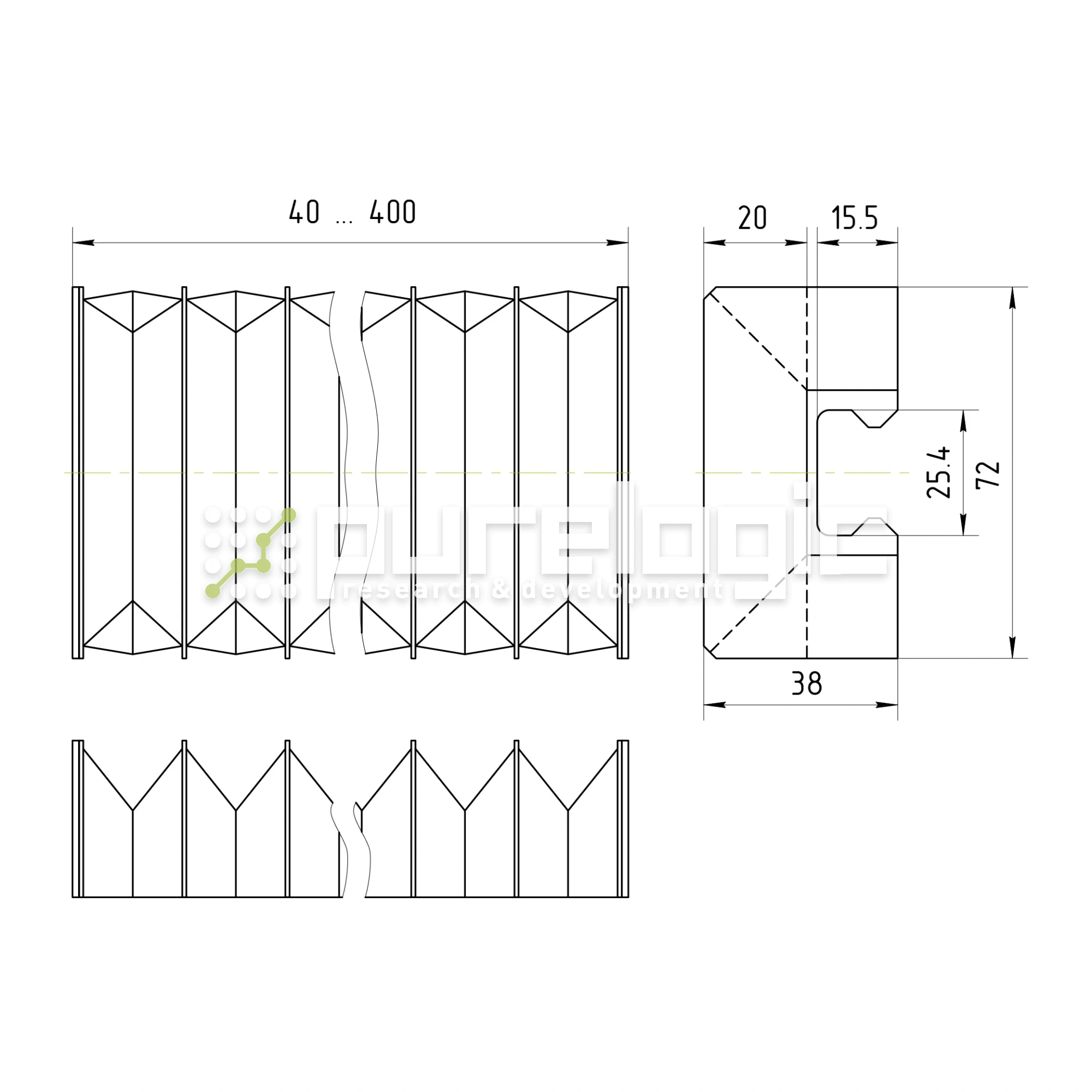 Гофрозащита DCV-H25-400 966 Гофрозащита DCV-H25-400 фото